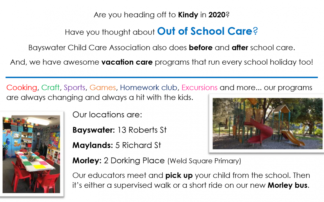 Out of School Care – Parents Info Session